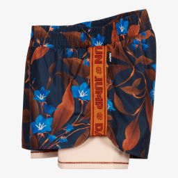 Molo-Синие спортивные шорты с цветами для подростков | Childrensalon Outlet