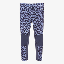 Molo-Teen Blue Leopard Leggings | Childrensalon Outlet
