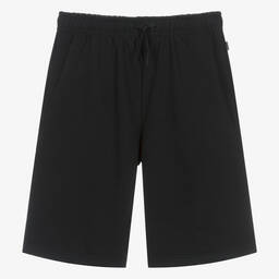 مولو-شورت قطن جيرسي لون أسود للمراهقين | Childrensalon Outlet