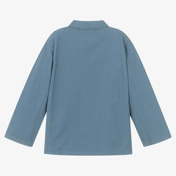 Molo-جاكيت تينز ولادي قطن تويل لون أزرق | Childrensalon Outlet