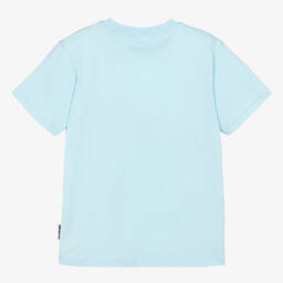 Molo-Teen Boys Blue Dinosaur T-Shirt | Childrensalon Outlet