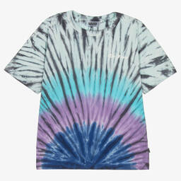 Molo-Голубая хлопковая футболка с эффектом тай-дай для мальчиков-подростков | Childrensalon Outlet