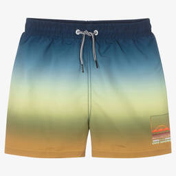 Molo-Teen Boys Gradient Swim Shorts (UPF50+) | Childrensalon Outlet