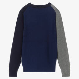 Molo-Серый вязаный свитер для мальчиков-подростков | Childrensalon Outlet