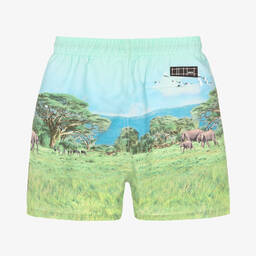 Molo-Teen Boys Lion Swim Shorts (UPF 50+) | Childrensalon Outlet