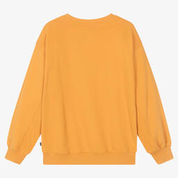 Molo-Оранжевый свитшот с символом мира | Childrensalon Outlet