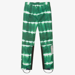 Molo-Teen Boys Striped Green Tie Dye Ski Trousers | Childrensalon Outlet