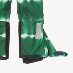 Molo-Teen Boys Striped Green Tie Dye Ski Trousers | Childrensalon Outlet
