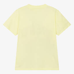 Molo-Teen Boys Yellow Cotton Surf T-Shirt | Childrensalon Outlet