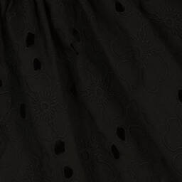 Molo-Teen Girls Black Broiderie Anglaise Skirt | Childrensalon Outlet