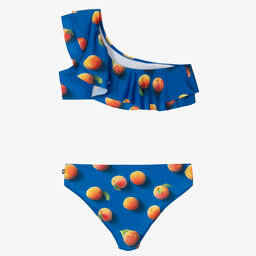 Molo-Teen Girls Blue Apricot Bikini (UPF50+) | Childrensalon Outlet