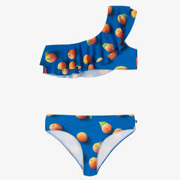 Molo-Teen Girls Blue Apricot Bikini (UPF50+) | Childrensalon Outlet