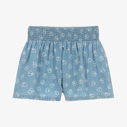Molo-Голубые шорты из хлопкового шамбре для девочек-подростков | Childrensalon Outlet