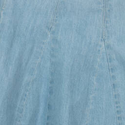 Molo-Голубая юбка из хлопкового шамбре | Childrensalon Outlet