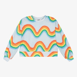 Molo-Teen Girls Blue Cotton Sweatshirt | Childrensalon Outlet