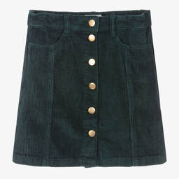 Molo-Teen Girls Green Cotton Skirt | Childrensalon Outlet