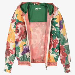 Molo-Зеленая спортивная куртка с цветами | Childrensalon Outlet