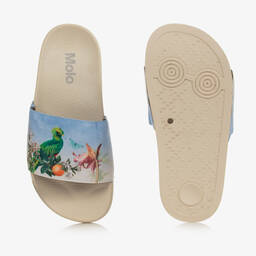 Molo-Teen Girls Ivory Bird of Paradise Sliders | Childrensalon Outlet