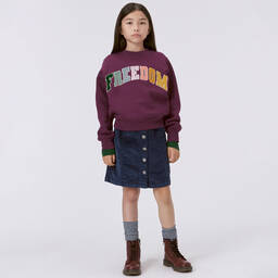 Molo-Teen Girls Navy Blue Corduroy Skirt | Childrensalon Outlet