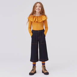 Molo-توب تينز بناتي قطن عضوي لون برتقالي داكن | Childrensalon Outlet