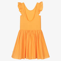 Molo-Teen Girls Orange Organic Cotton Dress | Childrensalon Outlet