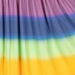 مولو-فستان تينز بناتي قطن عضوي جيرسي بألوان قوس قزح | Childrensalon Outlet