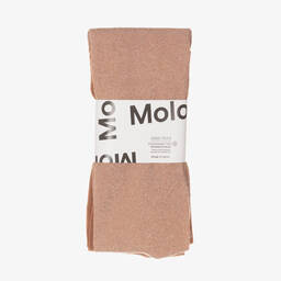 Molo-Teen Girls Pink Glitter Tights | Childrensalon Outlet