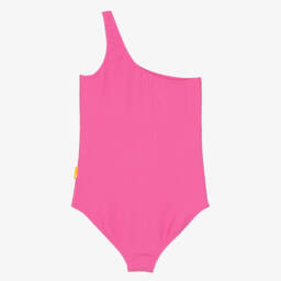 Molo-Teen Girls Pink One-Shoulder Swimsuit | Childrensalon Outlet