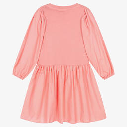 Molo-Teen Girls Pink Organic Cotton Dress | Childrensalon Outlet