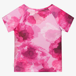 Molo-Teen Girls Pink Poppies Sports Top | Childrensalon Outlet