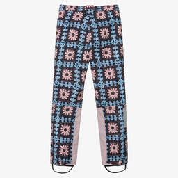 Molo-Teen Girls Purple Crochet Print Ski Trousers | Childrensalon Outlet