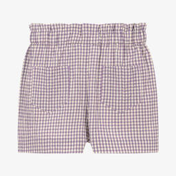 Molo-شورت تينز بناتي لون بنفسجي وأبيض | Childrensalon Outlet