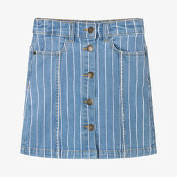 Molo-Teen Girls Striped Denim Skirt | Childrensalon Outlet