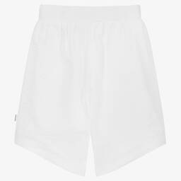 Molo-شورت تينز بناتي قطن سيرسوكر لون أبيض | Childrensalon Outlet