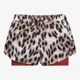 Molo-Кремовые шорты с леопардовым принтом для подростков | Childrensalon Outlet