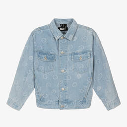 Molo-Teen Light Blue Denim Jacket | Childrensalon Outlet