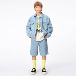 Molo-Teen Light Blue Denim Jacket | Childrensalon Outlet