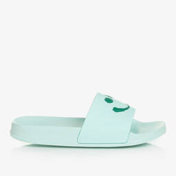Molo-Teen Mint Green Smiling Face Sliders | Childrensalon Outlet