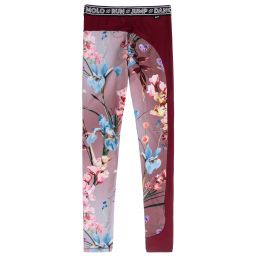 Molo-Teen Pink Floral Leggings | Childrensalon Outlet