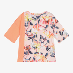 Molo-Розовый спортивный топ с цветами для подростков | Childrensalon Outlet