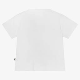 Molo-White Cotton Frog Life Cycle T-Shirt | Childrensalon Outlet