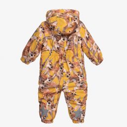 Molo-Yellow Fawns Snowsuit  | Childrensalon Outlet