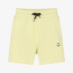Molo-Yellow Organic Cotton Shorts | Childrensalon Outlet