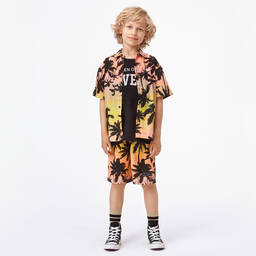 Molo-Желто-розовые хлопковые шорты | Childrensalon Outlet