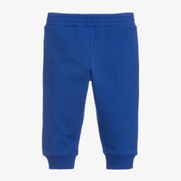 Moncler Enfant-Boys Blue Cotton Joggers | Childrensalon Outlet