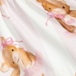 Monnalisa-Платье из хлопкового джерси для малышей | Childrensalon Outlet