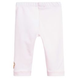 Monnalisa-ليغنغز أطفال بناتي قطن جيرسي لون زهري فاتح | Childrensalon Outlet