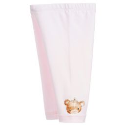 Monnalisa-ليغنغز أطفال بناتي قطن جيرسي لون زهري فاتح | Childrensalon Outlet