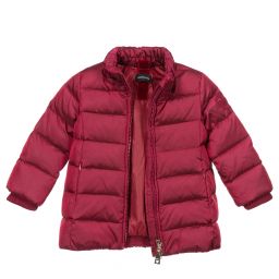 Monnalisa-Красный пуховик для девочек | Childrensalon Outlet