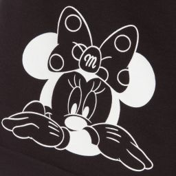 Monnalisa-Black Cotton Disney Shorts | Childrensalon Outlet